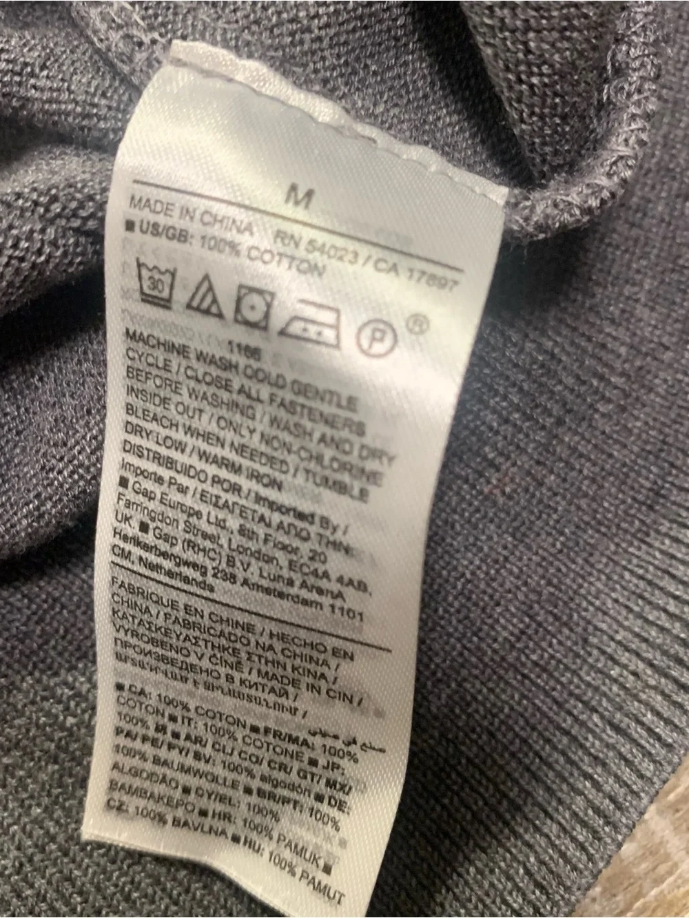 BR Banana Republic Performance Gray Thin Knit Polo Shirt Long Sleeve Golf M